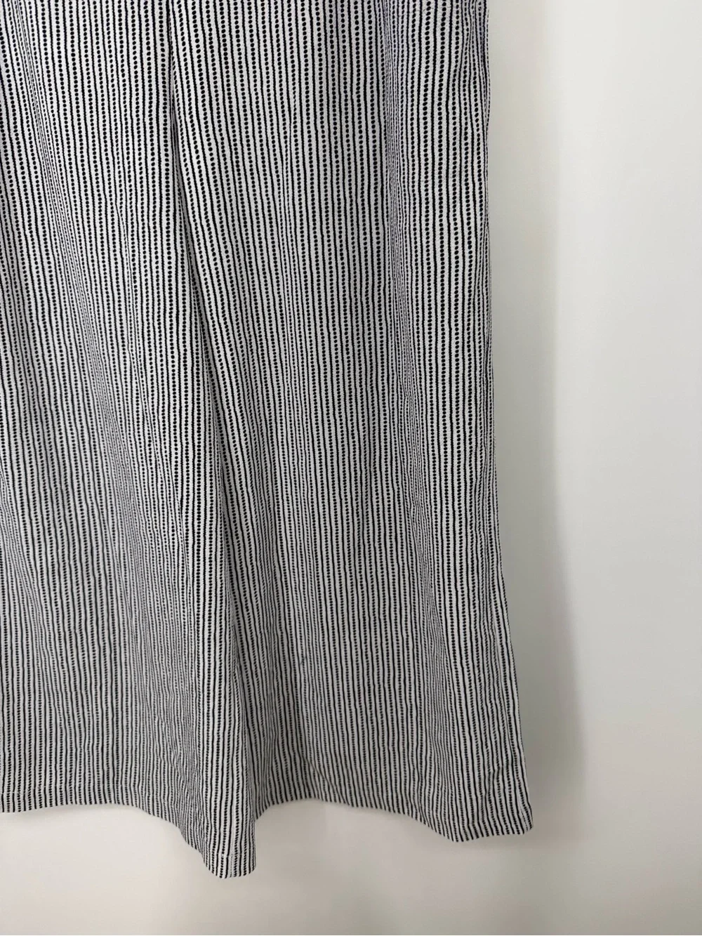 Max Studio Stripe Polka dot Wide Leg Flare Crop Casual Pants Trousers size XXL